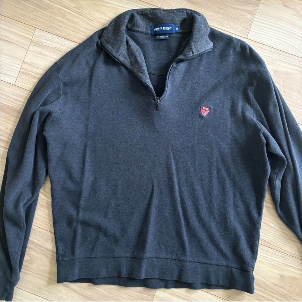 Vintage polo quarter zip